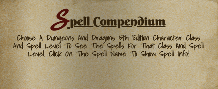d&d spells compendium